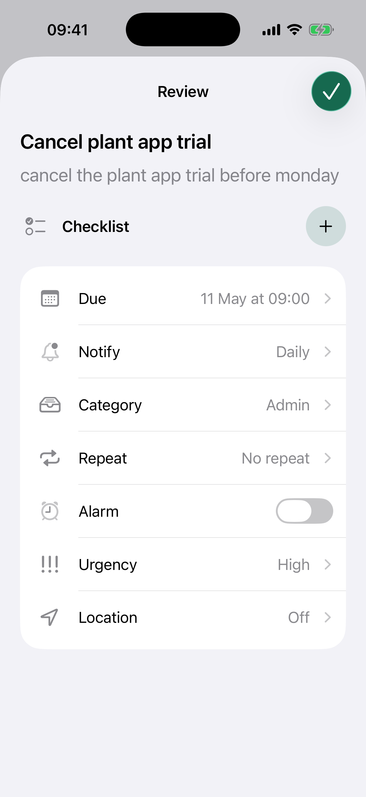 NotNow subscription trial review screenshot