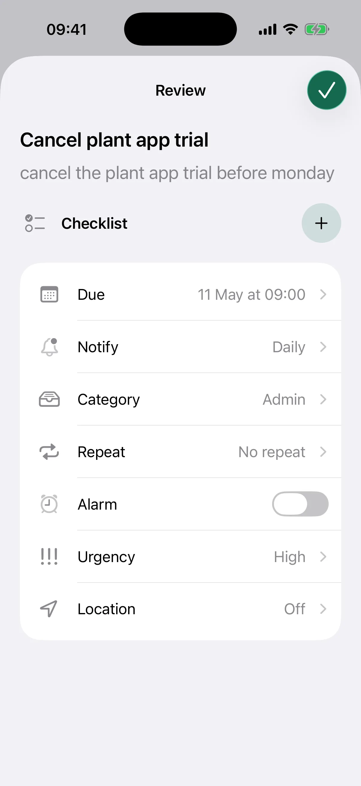 NotNow subscription trial review screenshot