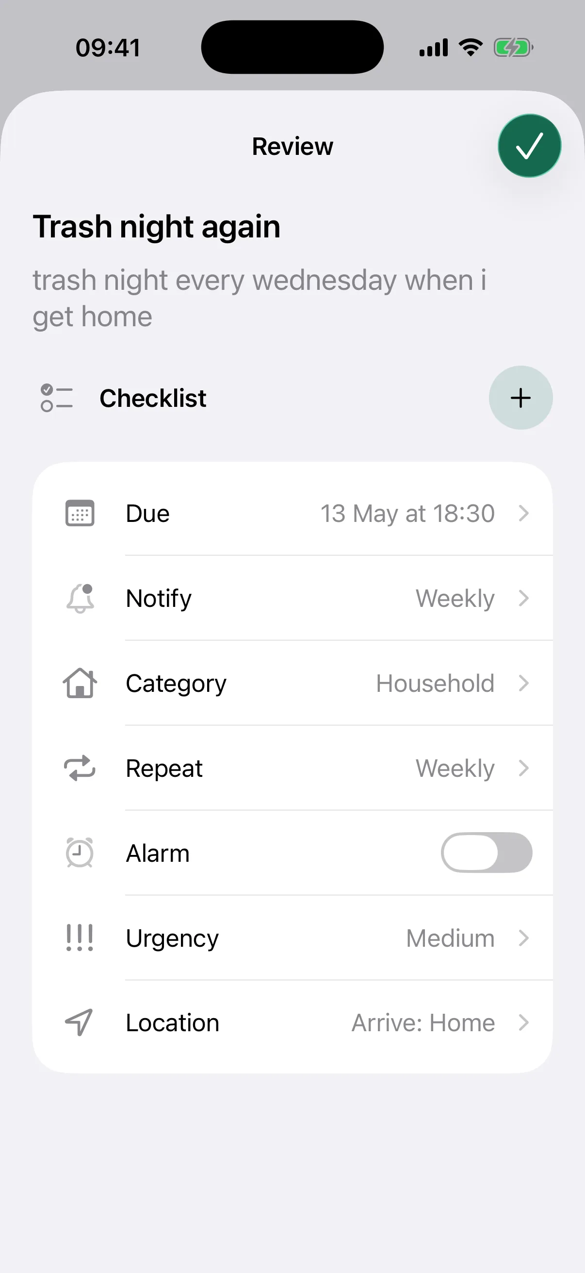 NotNow trash location repeat review screenshot